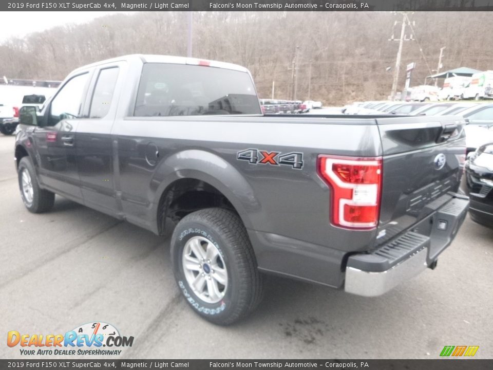 2019 Ford F150 XLT SuperCab 4x4 Magnetic / Light Camel Photo #6