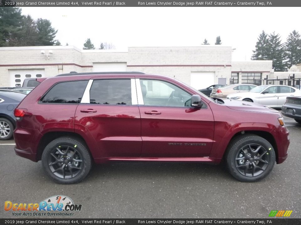 2019 Jeep Grand Cherokee Limited 4x4 Velvet Red Pearl / Black Photo #7
