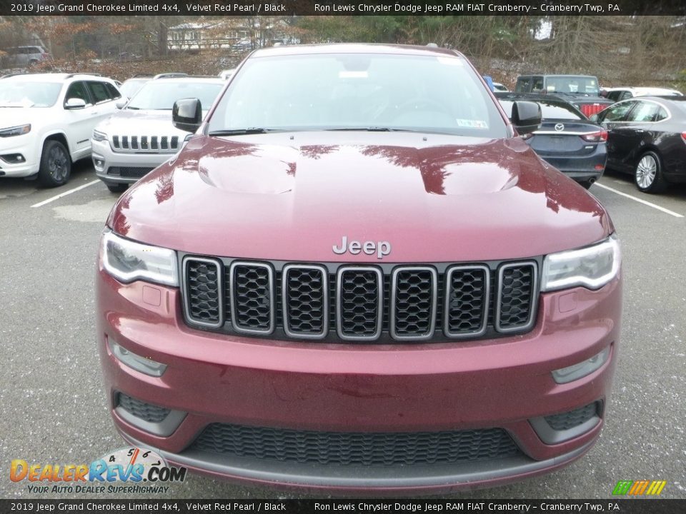 2019 Jeep Grand Cherokee Limited 4x4 Velvet Red Pearl / Black Photo #9