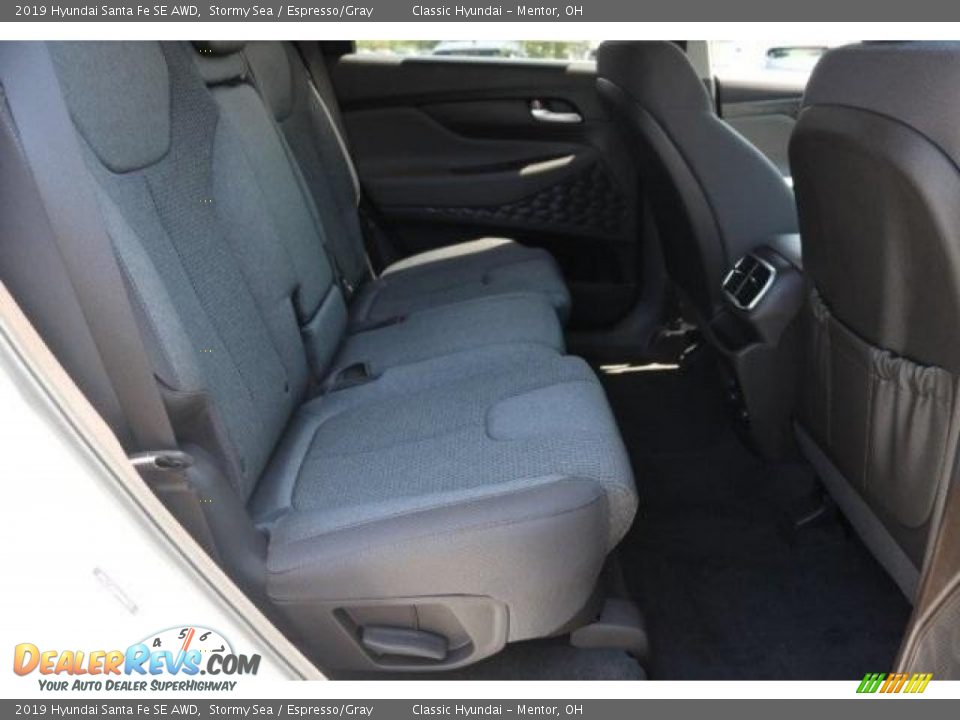 2019 Hyundai Santa Fe SE AWD Stormy Sea / Espresso/Gray Photo #3