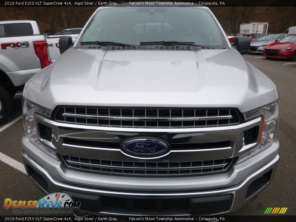 2019 Ford F150 XLT SuperCrew 4x4 Ingot Silver / Earth Gray Photo #5
