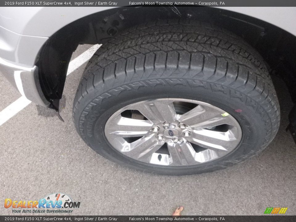 2019 Ford F150 XLT SuperCrew 4x4 Ingot Silver / Earth Gray Photo #6