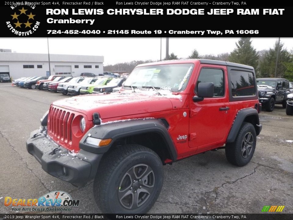 2019 Jeep Wrangler Sport 4x4 Firecracker Red / Black Photo #1
