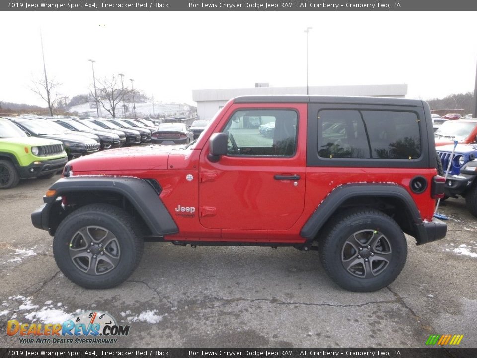 Firecracker Red 2019 Jeep Wrangler Sport 4x4 Photo #2