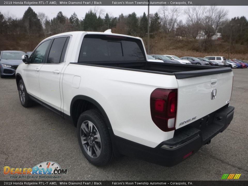2019 Honda Ridgeline RTL-T AWD White Diamond Pearl / Black Photo #2