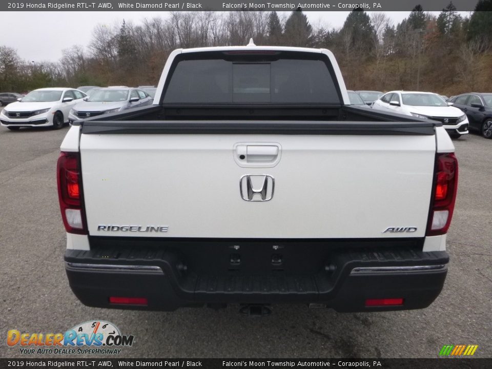 2019 Honda Ridgeline RTL-T AWD White Diamond Pearl / Black Photo #3