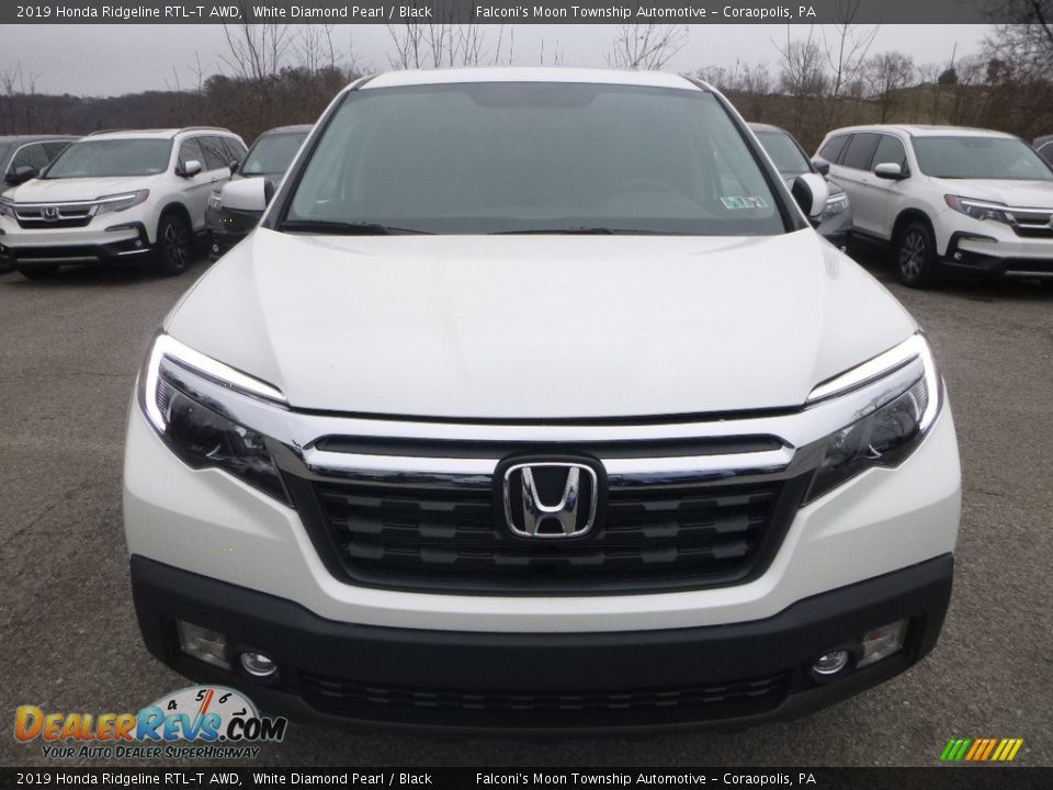 2019 Honda Ridgeline RTL-T AWD White Diamond Pearl / Black Photo #6