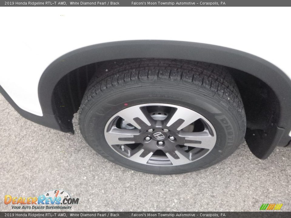 2019 Honda Ridgeline RTL-T AWD White Diamond Pearl / Black Photo #7