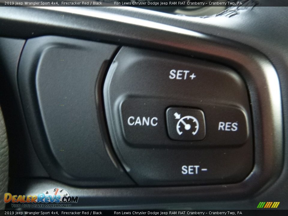 2019 Jeep Wrangler Sport 4x4 Steering Wheel Photo #19