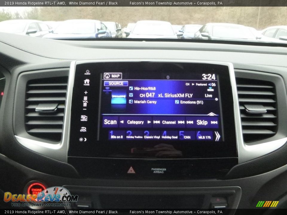2019 Honda Ridgeline RTL-T AWD White Diamond Pearl / Black Photo #13