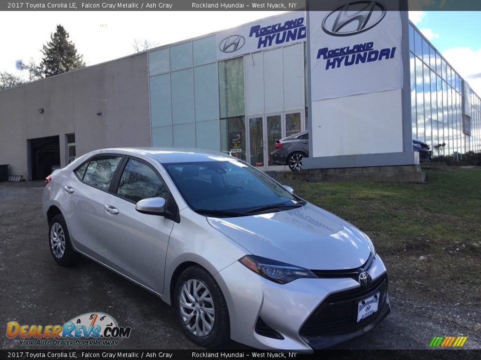 2017 Toyota Corolla LE Falcon Gray Metallic / Ash Gray Photo #1