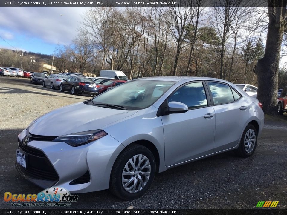 2017 Toyota Corolla LE Falcon Gray Metallic / Ash Gray Photo #7