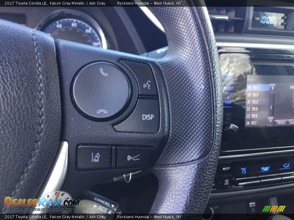 2017 Toyota Corolla LE Falcon Gray Metallic / Ash Gray Photo #17