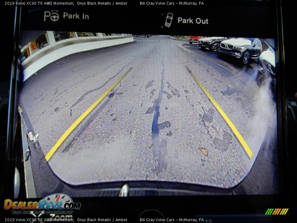2019 Volvo XC90 T6 AWD Momentum Onyx Black Metallic / Amber Photo #14
