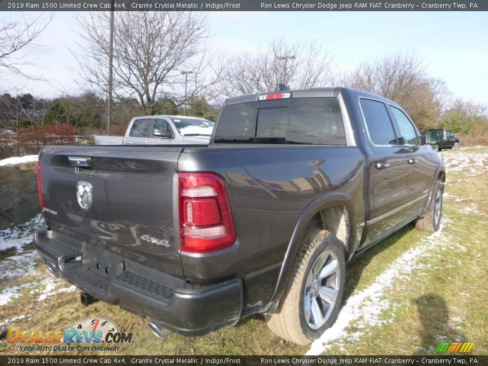 2019 Ram 1500 Limited Crew Cab 4x4 Granite Crystal Metallic / Indigo/Frost Photo #4