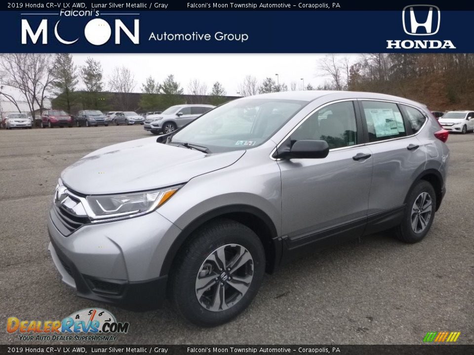 2019 Honda CR-V LX AWD Lunar Silver Metallic / Gray Photo #1
