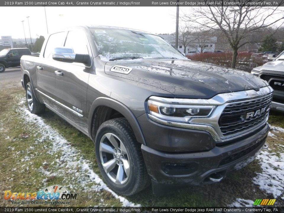 2019 Ram 1500 Limited Crew Cab 4x4 Granite Crystal Metallic / Indigo/Frost Photo #7