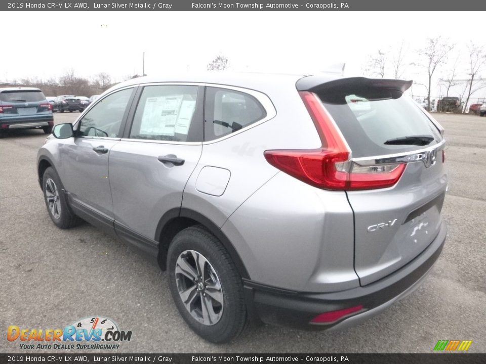 2019 Honda CR-V LX AWD Lunar Silver Metallic / Gray Photo #3
