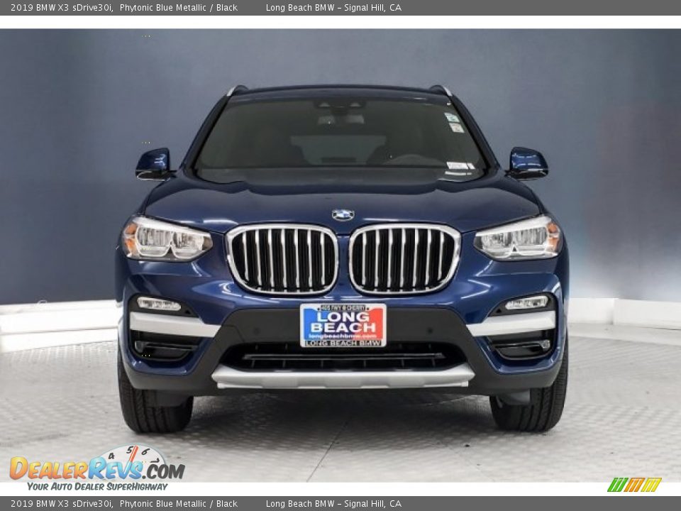 2019 BMW X3 sDrive30i Phytonic Blue Metallic / Black Photo #2