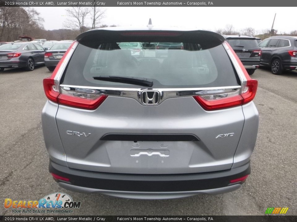2019 Honda CR-V LX AWD Lunar Silver Metallic / Gray Photo #4