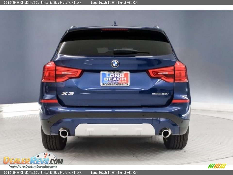 2019 BMW X3 sDrive30i Phytonic Blue Metallic / Black Photo #3