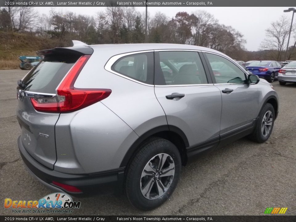 2019 Honda CR-V LX AWD Lunar Silver Metallic / Gray Photo #5