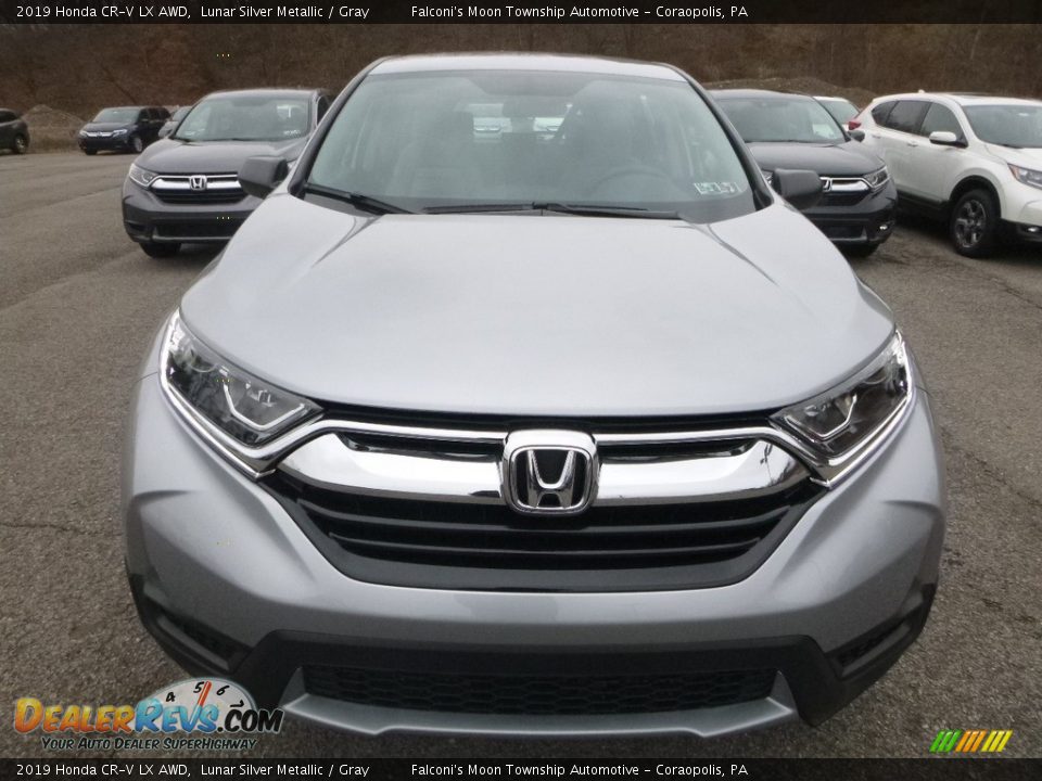 2019 Honda CR-V LX AWD Lunar Silver Metallic / Gray Photo #7