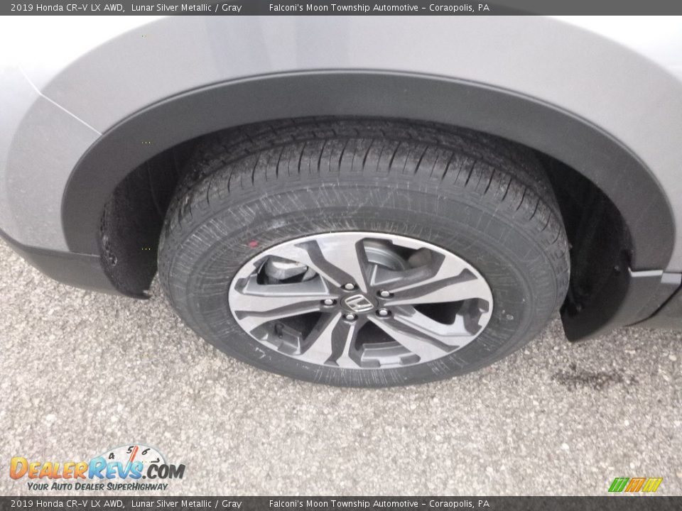 2019 Honda CR-V LX AWD Lunar Silver Metallic / Gray Photo #8
