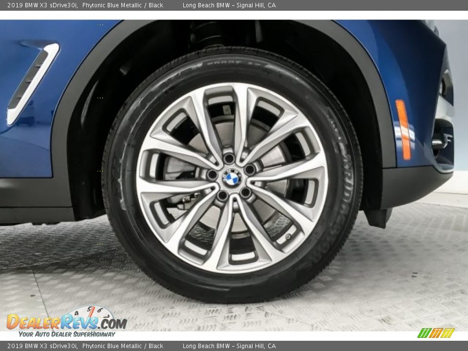 2019 BMW X3 sDrive30i Phytonic Blue Metallic / Black Photo #8