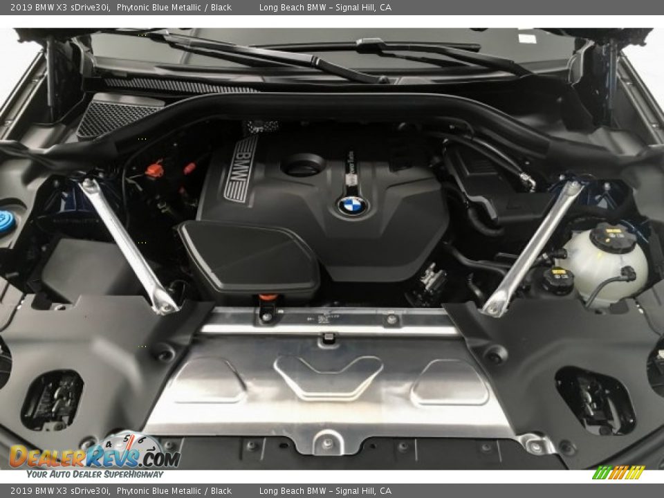 2019 BMW X3 sDrive30i Phytonic Blue Metallic / Black Photo #9