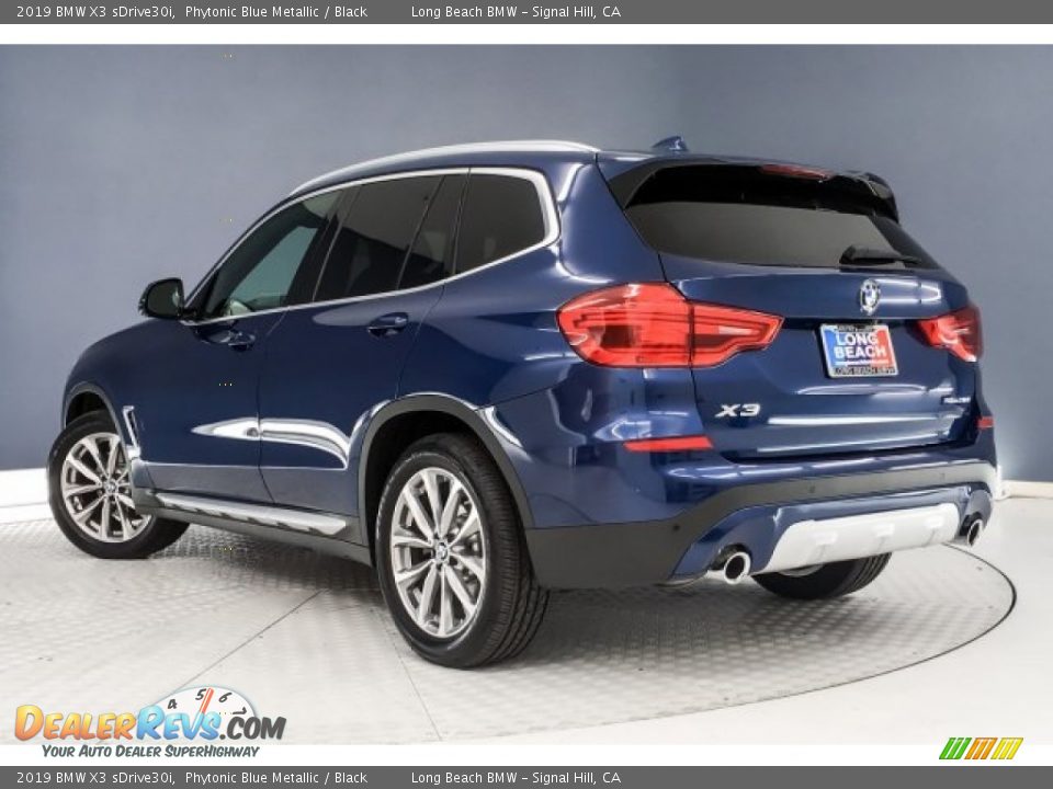 2019 BMW X3 sDrive30i Phytonic Blue Metallic / Black Photo #10