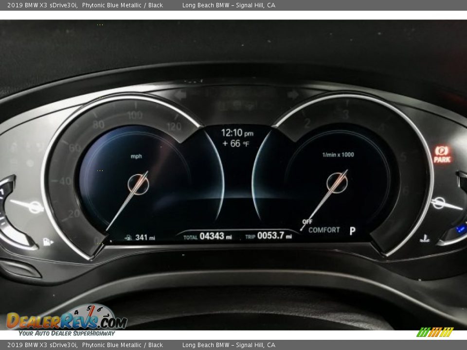 2019 BMW X3 sDrive30i Phytonic Blue Metallic / Black Photo #18