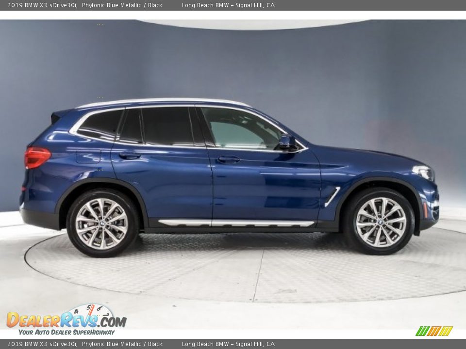 2019 BMW X3 sDrive30i Phytonic Blue Metallic / Black Photo #19