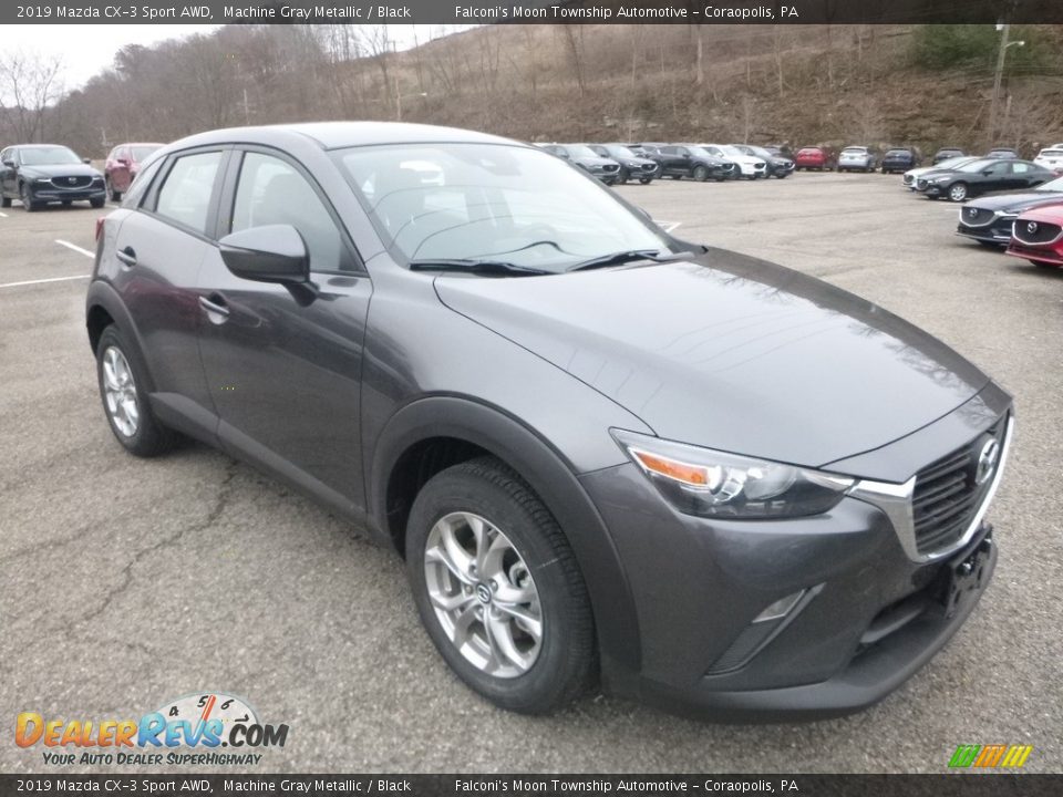 2019 Mazda CX-3 Sport AWD Machine Gray Metallic / Black Photo #3