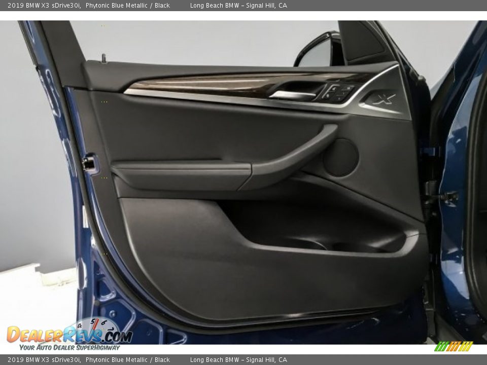 2019 BMW X3 sDrive30i Phytonic Blue Metallic / Black Photo #24