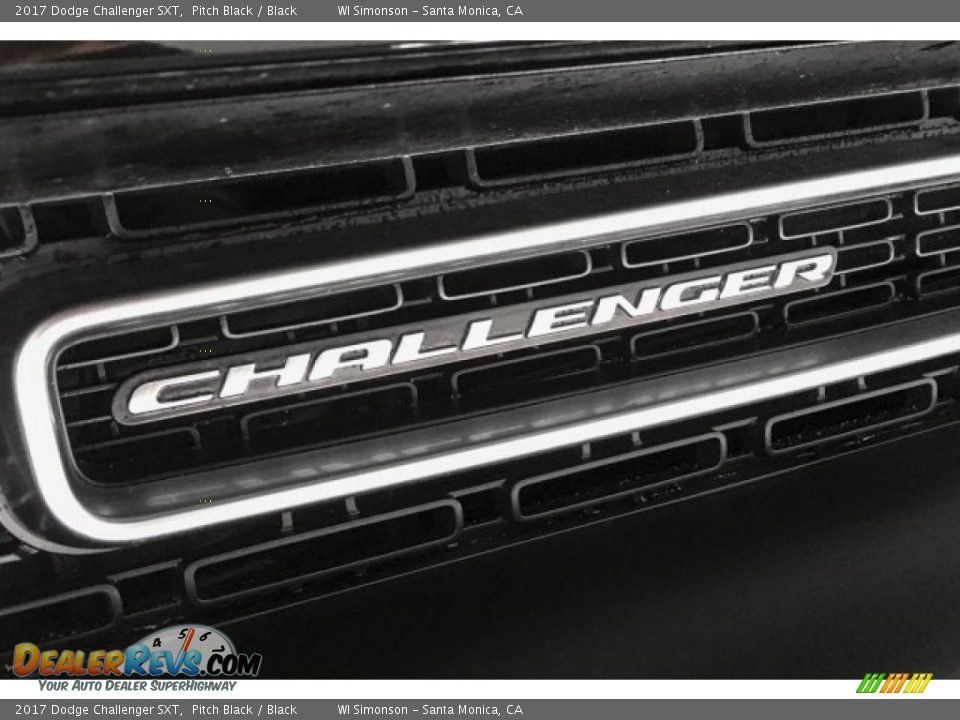 2017 Dodge Challenger SXT Pitch Black / Black Photo #31