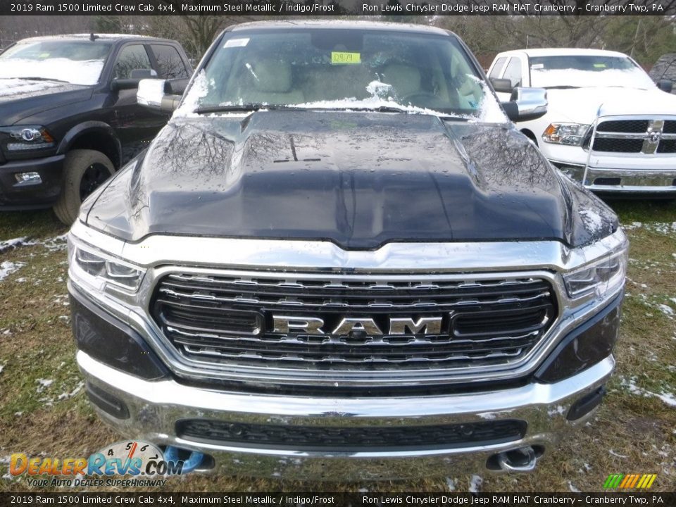 2019 Ram 1500 Limited Crew Cab 4x4 Maximum Steel Metallic / Indigo/Frost Photo #7