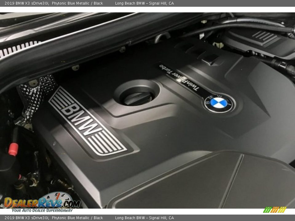 2019 BMW X3 sDrive30i Phytonic Blue Metallic / Black Photo #32
