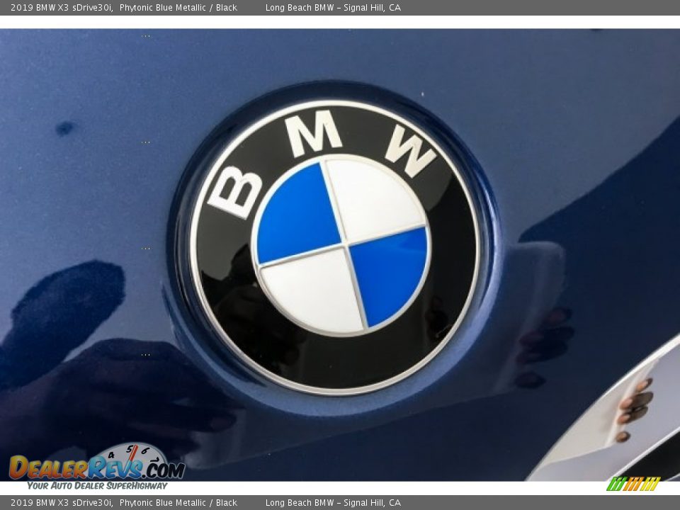 2019 BMW X3 sDrive30i Phytonic Blue Metallic / Black Photo #34