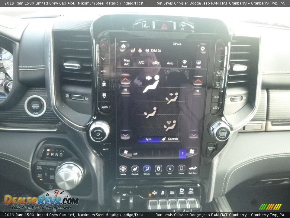 2019 Ram 1500 Limited Crew Cab 4x4 Maximum Steel Metallic / Indigo/Frost Photo #14