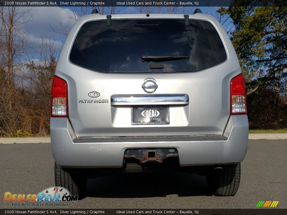 2008 Nissan Pathfinder S 4x4 Silver Lightning / Graphite Photo #6