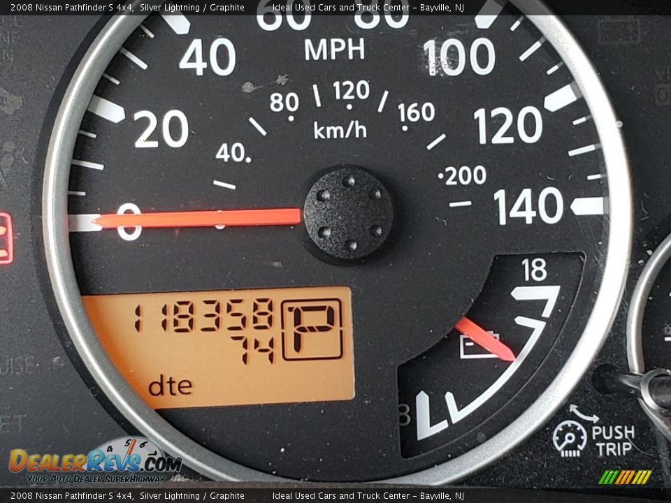 2008 Nissan Pathfinder S 4x4 Silver Lightning / Graphite Photo #13