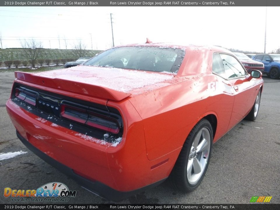 2019 Dodge Challenger R/T Classic Go Mango / Black Photo #6