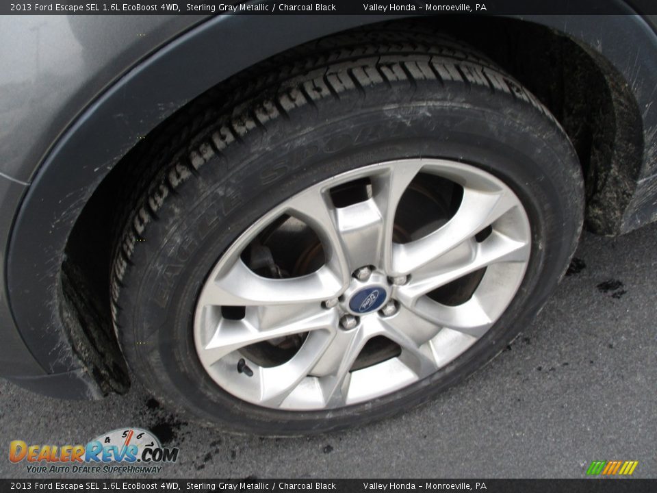 2013 Ford Escape SEL 1.6L EcoBoost 4WD Sterling Gray Metallic / Charcoal Black Photo #10