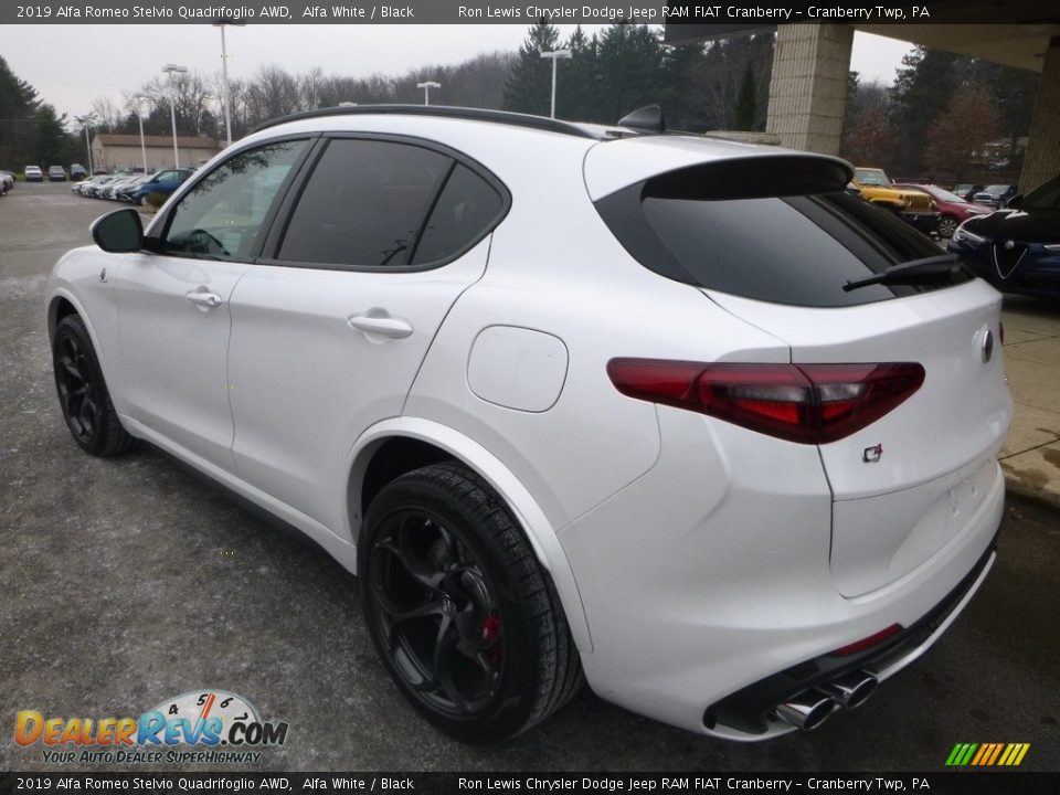 2019 Alfa Romeo Stelvio Quadrifoglio AWD Alfa White / Black Photo #5