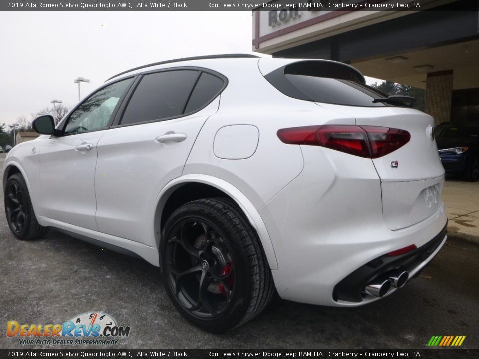 2019 Alfa Romeo Stelvio Quadrifoglio AWD Alfa White / Black Photo #6