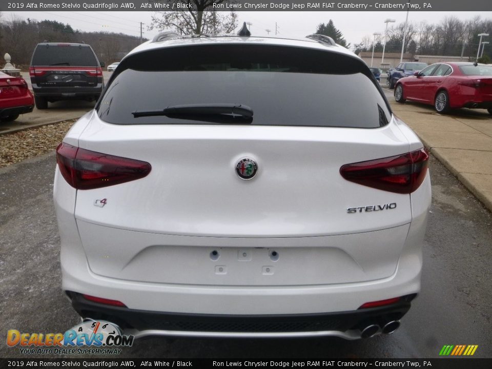 2019 Alfa Romeo Stelvio Quadrifoglio AWD Alfa White / Black Photo #7