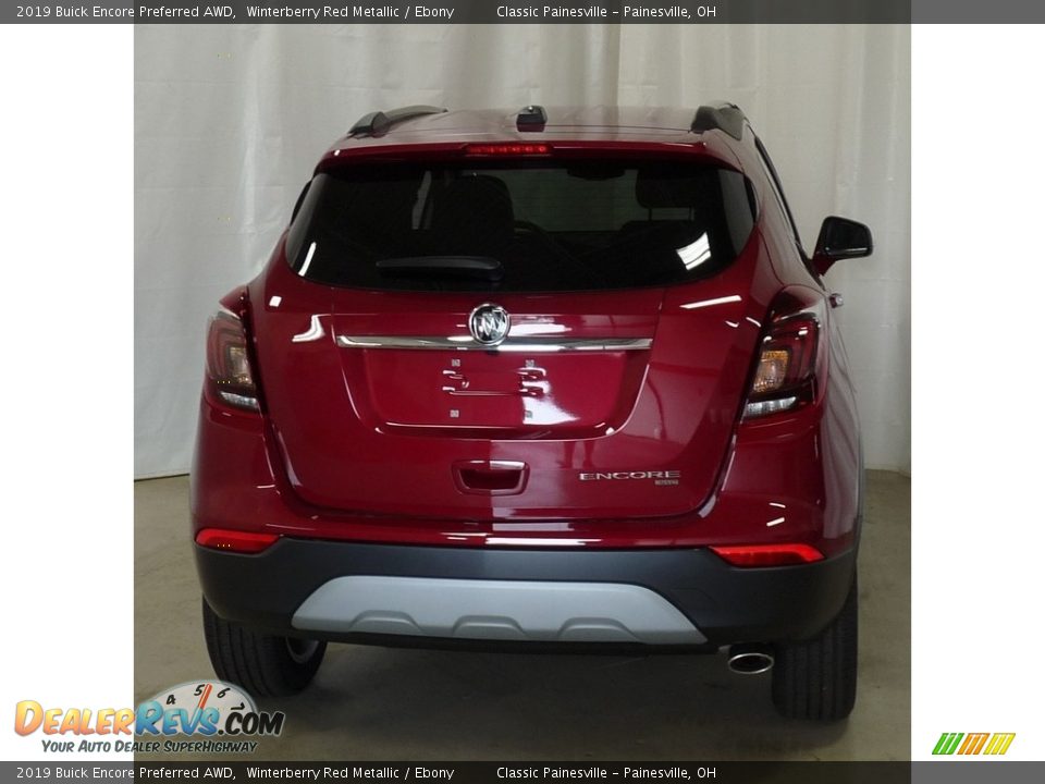 2019 Buick Encore Preferred AWD Winterberry Red Metallic / Ebony Photo #3