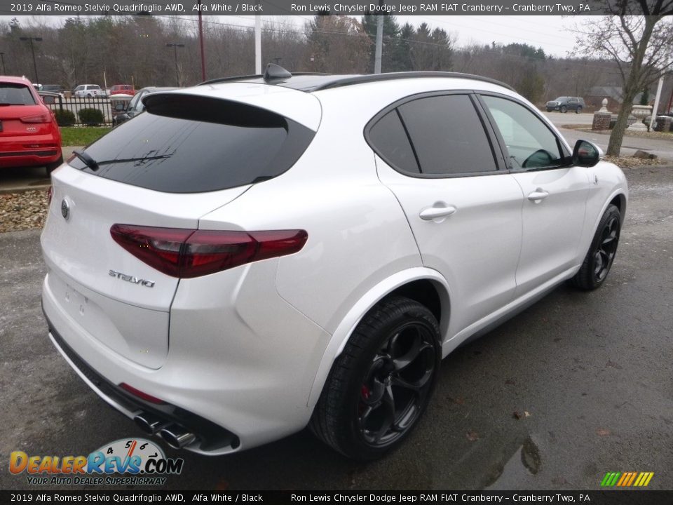 2019 Alfa Romeo Stelvio Quadrifoglio AWD Alfa White / Black Photo #8