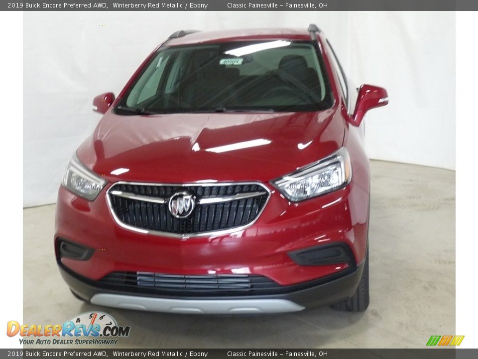 2019 Buick Encore Preferred AWD Winterberry Red Metallic / Ebony Photo #4